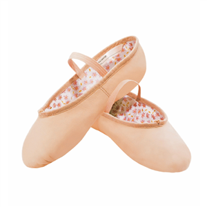 "Daisy" Girls Full Sole Leather Ballet Slippers